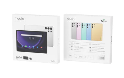 Modio M92 – Tablette PC Android 5G, 16 Go de RAM, 1 To de ROM, écran 11 pouces, batterie 10 000 mAh, clavier sans fil