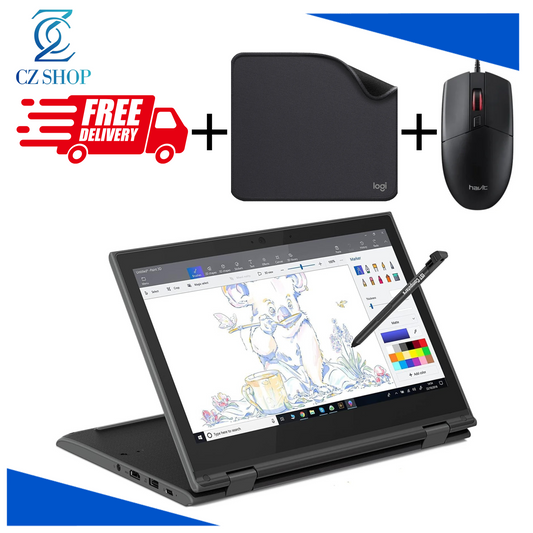 Laptop LENOVO 300E N5030 8GB 128 SSD 11.6 Pouces Tactile