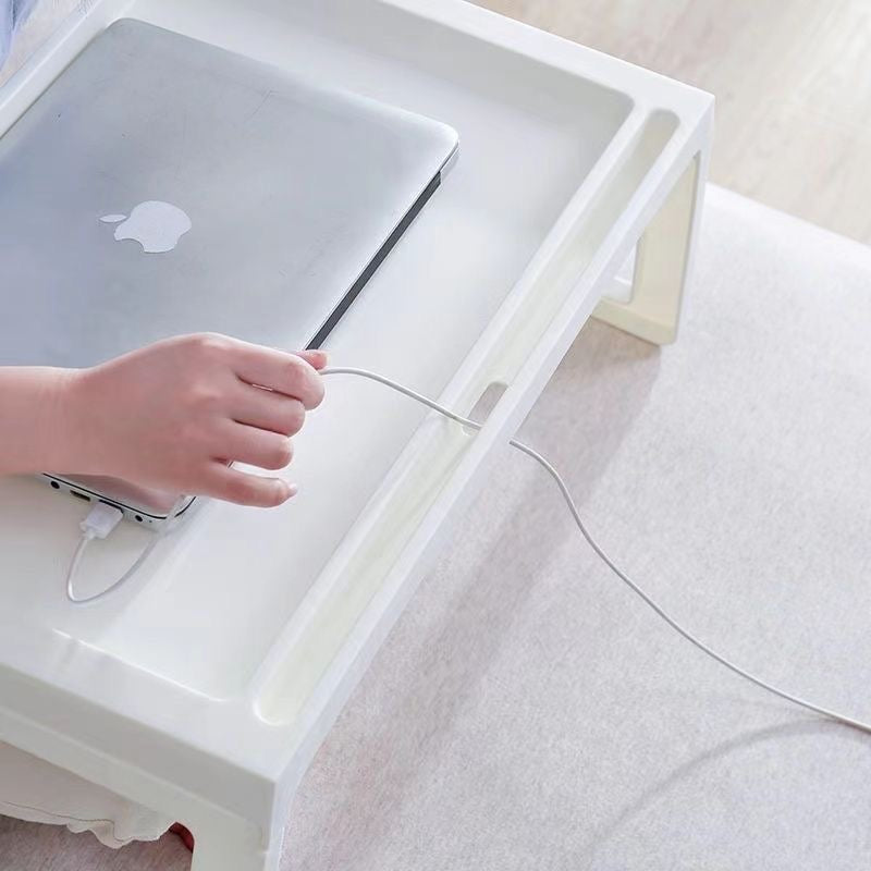 طاولة السرير مع أرجل قابلة للطي