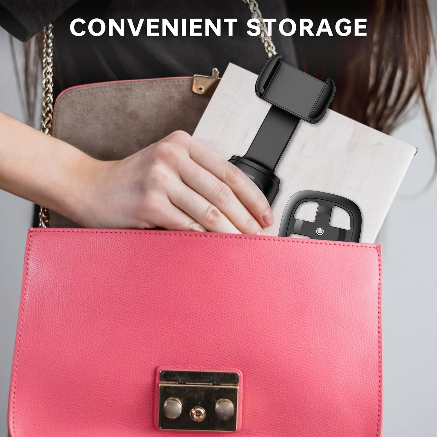 📸 حامل تصوير ذكي بتقنية تتبّع الوجه 360°