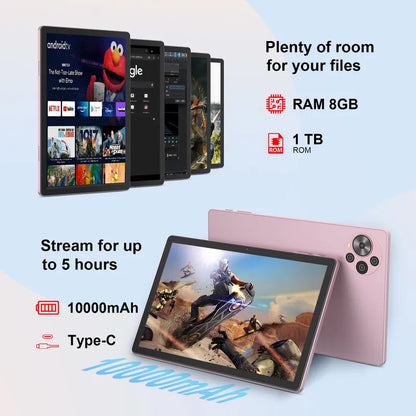 Cidea Tablette 10.5" CM10500 PLUS 1TB STOCKAGE ET 8GB RAM 10000mAh